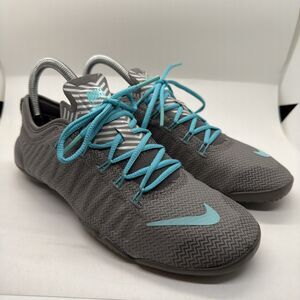 Nike Free 1.0 Cross Bionic Women’s Size 7 Grey Aqua Training Shoes